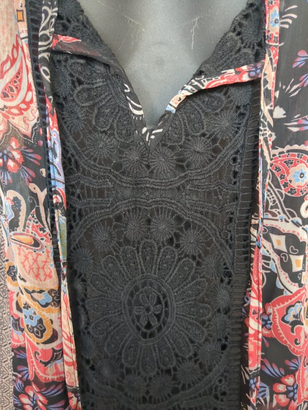 Long Sleeved Multi Color Casual Blouse - Picture 2 of 14